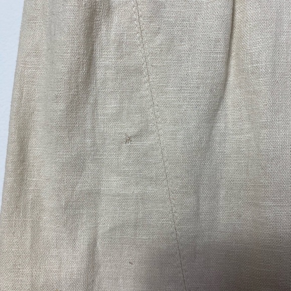 BCBGeneration NWT stone tie waist maxi linen pants - Picture 2 of 8